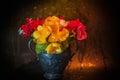 Still life- art style. Flower- creative decoration