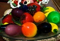 A still life with artificial fruit and vegetables Royalty Free Stock Photo