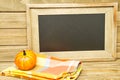 Fall Napkin with Pumpkin and Chalk Board