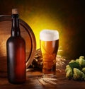 Still life with beer Royalty Free Stock Photo