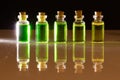 Bottles colours Royalty Free Stock Photo