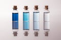 Bottles colours Royalty Free Stock Photo