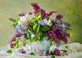 Still Life bouquet lilacs