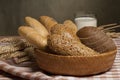 Still-life with bread Royalty Free Stock Photo