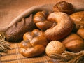 Still life of bread, loaves, bread. Royalty Free Stock Photo