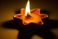 Still life candle light Royalty Free Stock Photo