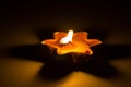 Still life candle light Royalty Free Stock Photo