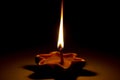 Still life candle light Royalty Free Stock Photo