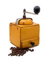 Still life with coffee and grinder Royalty Free Stock Photo