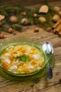 still life of Czech Christmas fish soup Royalty Free Stock Photo