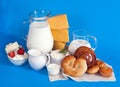Still life with dairy products Royalty Free Stock Photo