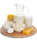 Still life of dairy products Royalty Free Stock Photo