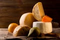 Assorted Cheese and Fruit Royalty Free Stock Photo