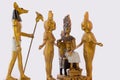 Still life with egyptian figures pharaoh, anubis Royalty Free Stock Photo