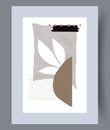 Still life elements scandinavian petals wall art print