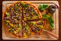 Vegetarian pizza Royalty Free Stock Photo