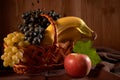 Still life fruit basket Royalty Free Stock Photo