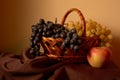 Still life fruit basket Royalty Free Stock Photo