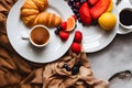 Coffee, Still-life, Breakfast, Croissant