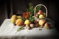 Still life with fruits Royalty Free Stock Photo