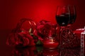 Festive Valentine`s day background Royalty Free Stock Photo