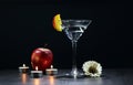 Still life with glasses of Martini Royalty Free Stock Photo