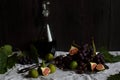 Still life with grapes and figs Royalty Free Stock Photo