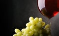 Still-life with grapes and wine Royalty Free Stock Photo