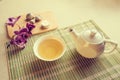 Still life with green tea Royalty Free Stock Photo