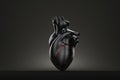 Still life human heart. Contains clipping path