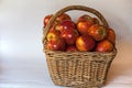A wicker basket of red Starking apples 1