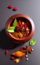 Still life with Indian spices 2 Royalty Free Stock Photo