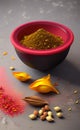 Still life with Indian spices 7