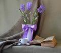 Still life with iris Royalty Free Stock Photo