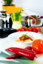 Still life in the kitchen- mediterran food