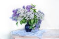 A bouquet of lilac flowers . Royalty Free Stock Photo