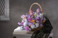 Still life with luxurious bouquet of flower Royalty Free Stock Photo