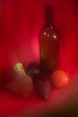 Still life with bottle and vaious vegetables 15