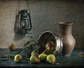 Still life with pears Royalty Free Stock Photo