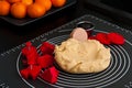 Christmas ginger cookies making still life Royalty Free Stock Photo