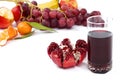 Still life pomegranate juice Royalty Free Stock Photo