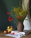 Still life with poppy