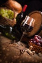 Still life with red wine Royalty Free Stock Photo