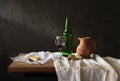 Still life with red wine Royalty Free Stock Photo