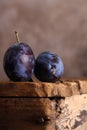 Organic fruit plum