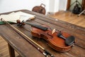 Still life of string instrument Royalty Free Stock Photo