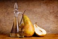 Still life with traditional fruit brandy Royalty Free Stock Photo