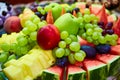 Still life - various, assorted fruits.