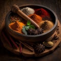 still life with various spices 1 Royalty Free Stock Photo