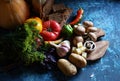 still life vegetables mix Royalty Free Stock Photo